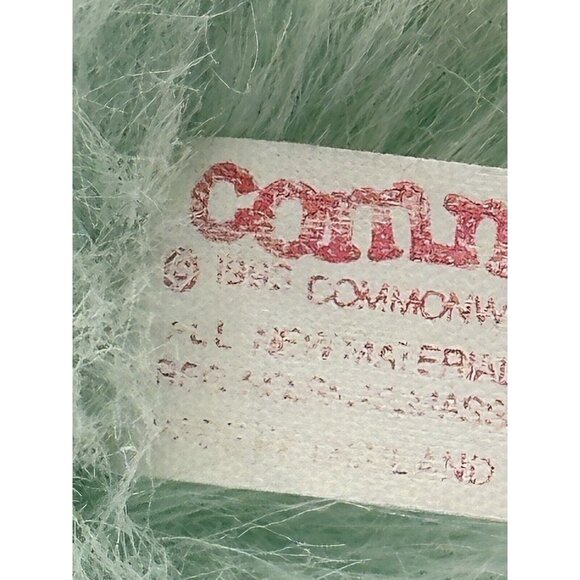 Vtg Commonwealth Duck Platypus Stuffed Animal Plush Polka Dot Bow Green RARE ‘93 - Picture 8 of 10